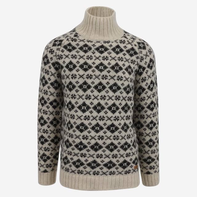 Gestur cowl neck Wool Nordic Sweater